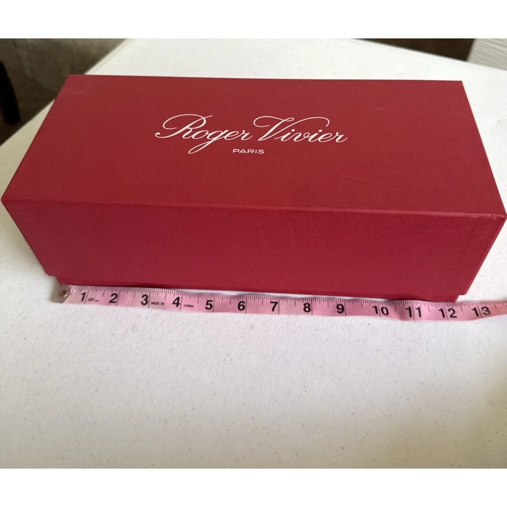 Authentic Roger Vivier Paris Red Shoe / Gift Box - 12.5